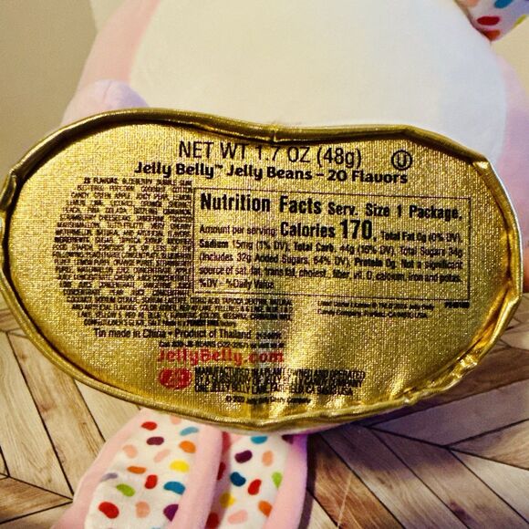 Zuru Snackles Flossie the Pink Bunny & Jelly Belly Plush 8" Series 2 Gold Box - Picture 7 of 10